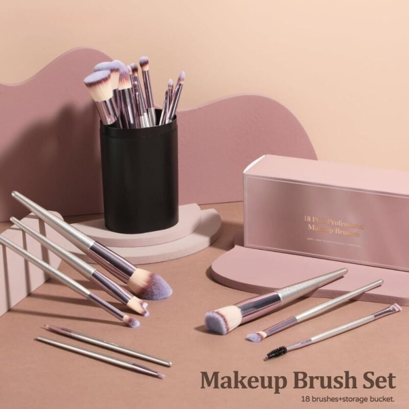 Makeup Brush Set 18 Pcs - 画像 (4)